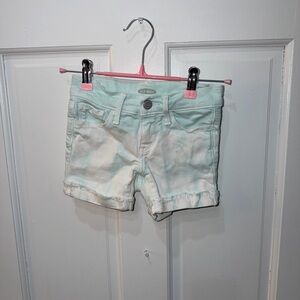 Kids Levi’s  Mint Green Denim Shorts